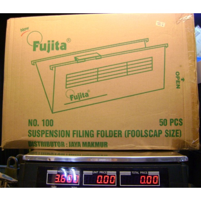 Promo File - Fujita - Suspension Filing Folder (Foolscap Size) 50 Pcs Original