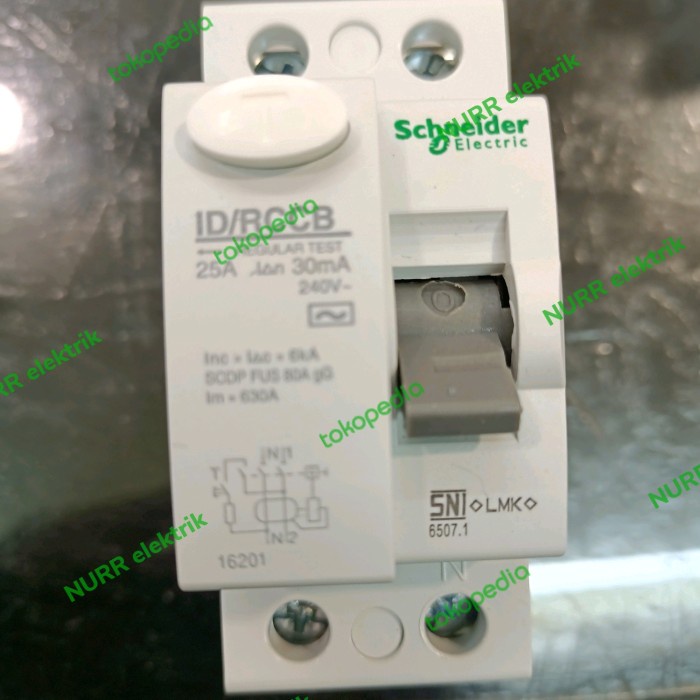 Elcb/Rccb 2P 25A 30Ma Schneider