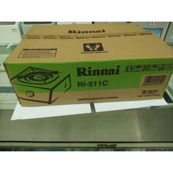 [Ori] Kompor Gas Rinnai Satu Tungku Ri 511 C Limited