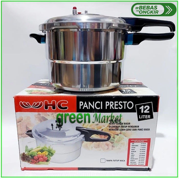 [Ori] Presto Viral 12 Liter / Panci Presto 12 Liter Happy Call Wajan Presto Diskon