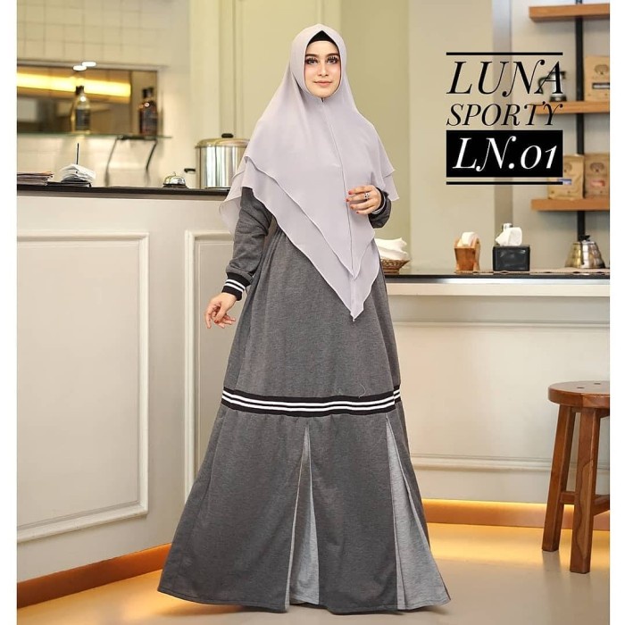 [Original] Gamis Syari Luna Sport By Athaya Hijab Berkualitas