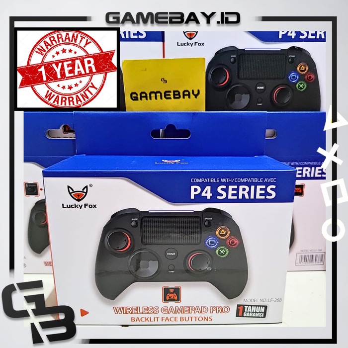 [Original] Ps Pro P4 Series Controller Wireless Gamepad Terbaru