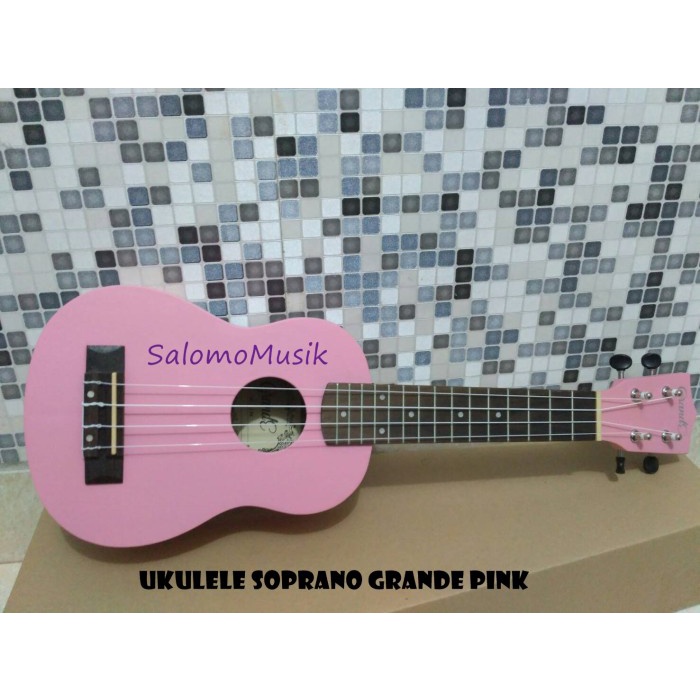 Ukulele - Ready Ukulele / Okulele / Uke Soprano 21' Grande Pink