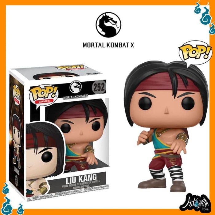 ✅Baru Mortal Kombat X Liu Kang 252 Funko Pop Game Figure Toys Ps4 Diskon