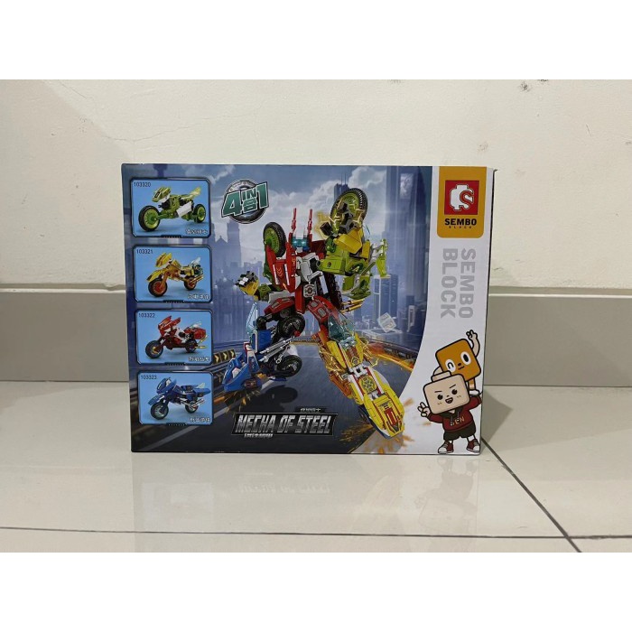 ✅Baru Bricks Block Set 4In1 Sembo Mecha Of Steel Animal Terbatas