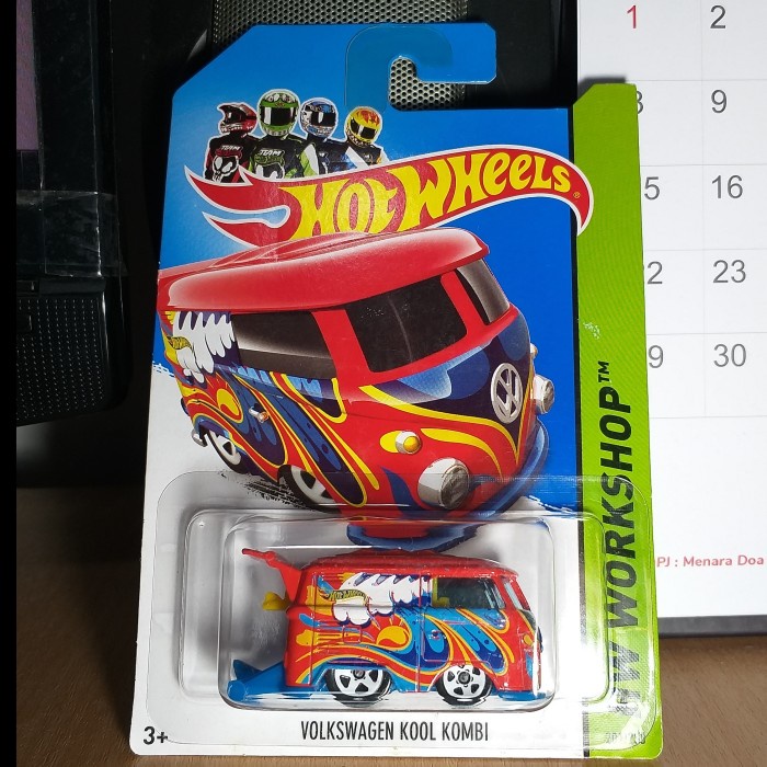 ✅COD Hotwheels Volkswagen Kool Kombi Red Bisa Gojek