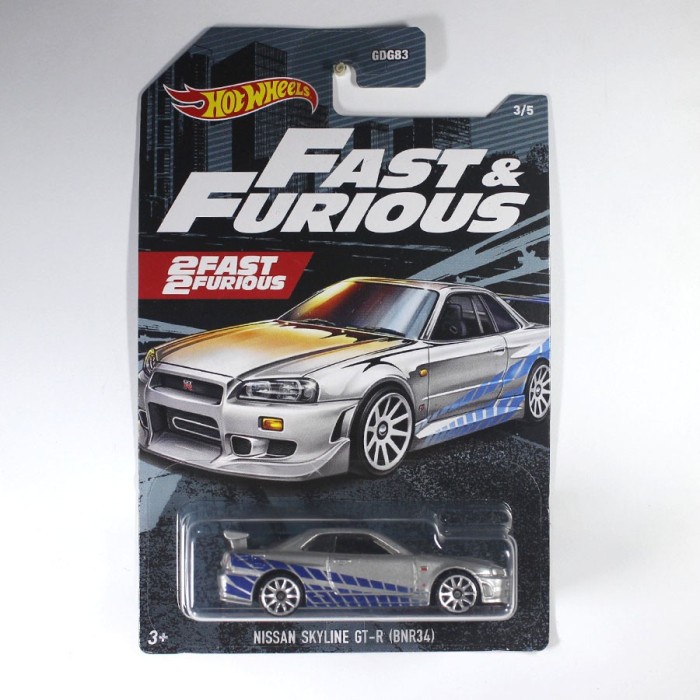 ✅New Hotwheels Fast And Furious Nissan Skyline Gtr R34 Bnr34 Diskon