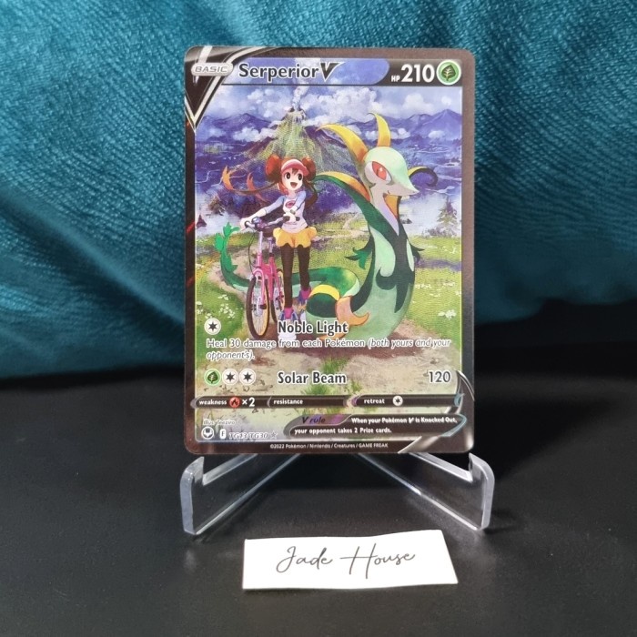 ✅New Serperior V Tg13/Tg30 Ur Silver Tempest - Kartu Pokemon Tcg English Berkualitas