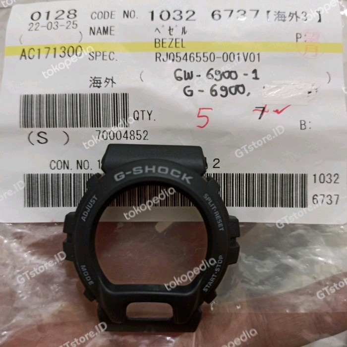 ✅Ori Bezel G-Shock G-6900 Gw-6900 Gb-6900 Case G6900 Original Bisa Gojek