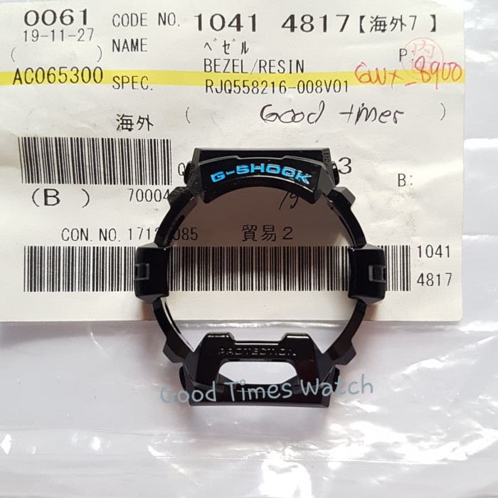 ✅Ori Bezel Gwx-8900-1Dr Casio Original Terbatas