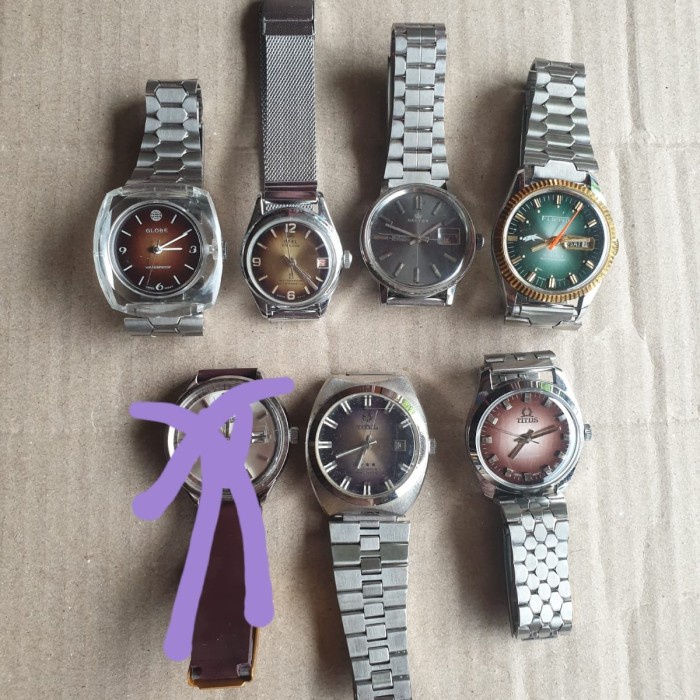 ✅Ori Jam Tangan Pria Antik Tempoe Doeloe Nos Baru Titus Flipper Swis Terbatas