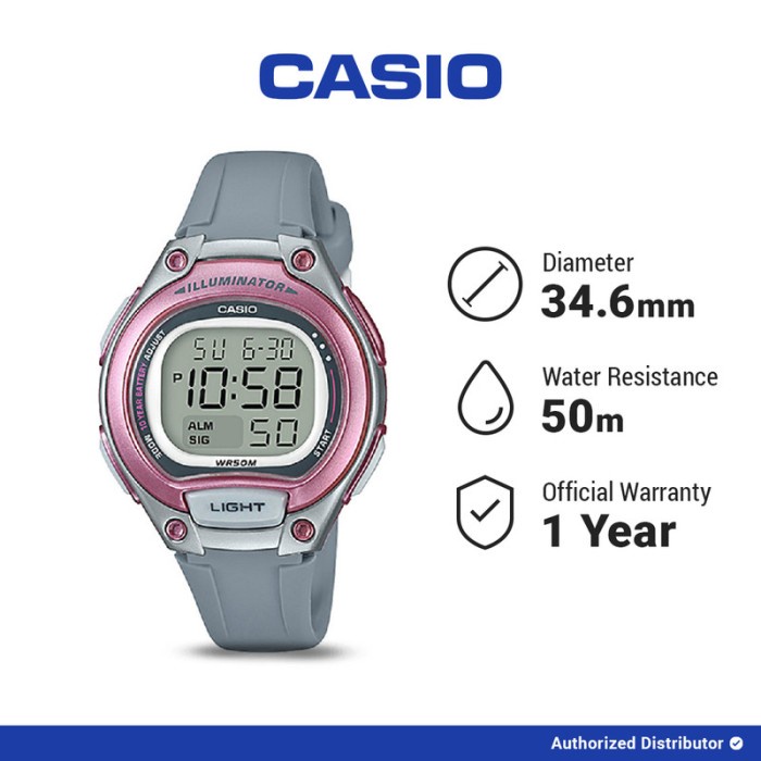 Casio Jam Tangan Wanita LW-203-8AVDF Digital