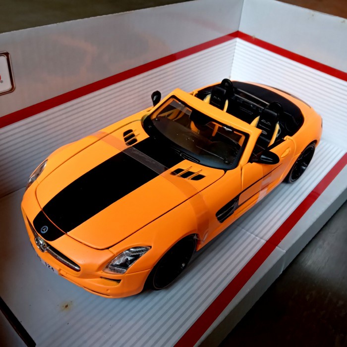 ✅COD 1:24 Mercedes-Benz Sls Amg - Miniatur Maisto Terbaru