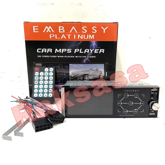 ✅Termurah Single Din Mp5 Embassy Platinum 4 Bisa Gojek