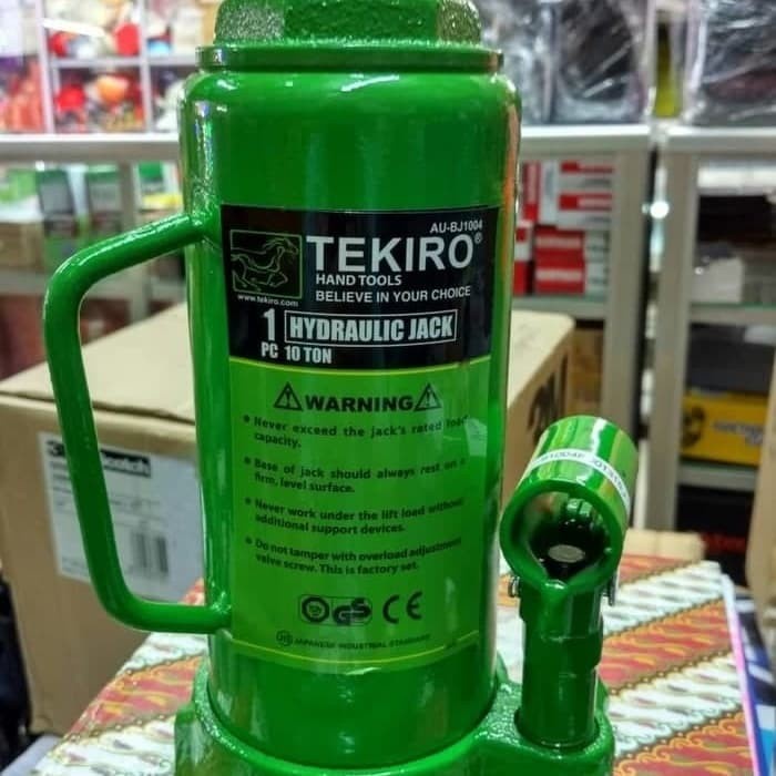 ✨Baru Dongkrak Mobil 10 Ton Tekiro Dongkrak Botol Limited
