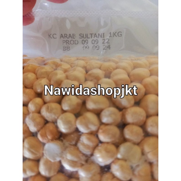 

Kacang Arab Sultani Uk.1 Kg Chi Peas Paing Vacuum