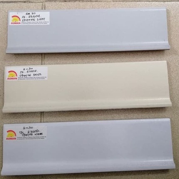 HOSPITAL PLINT ROMAN SK83606 SKIRTING WHITE 8X30