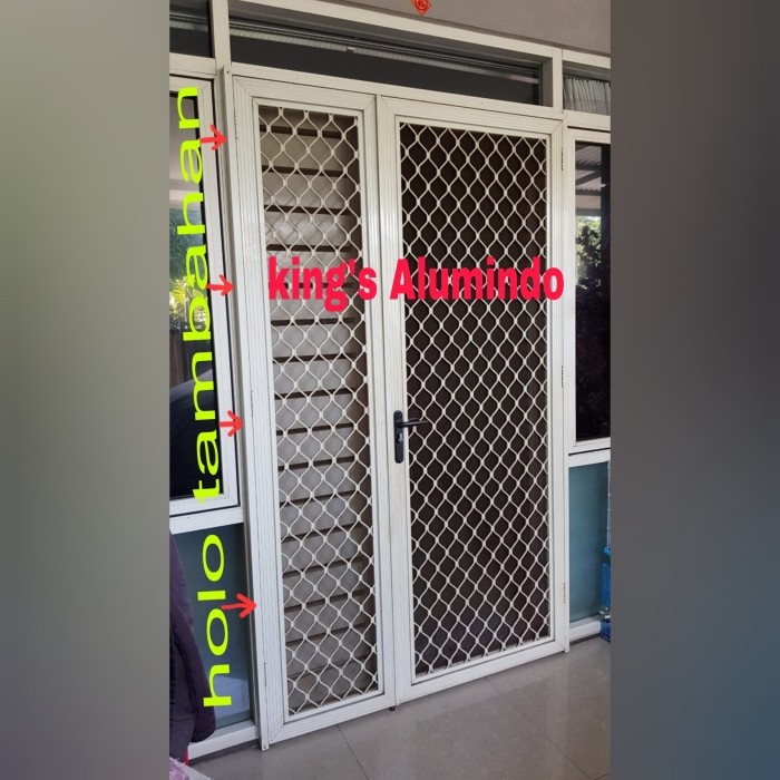 PINTU EXPANDA ALUMINIUM KAWAT NYAMUK / PINTU EXPANDA