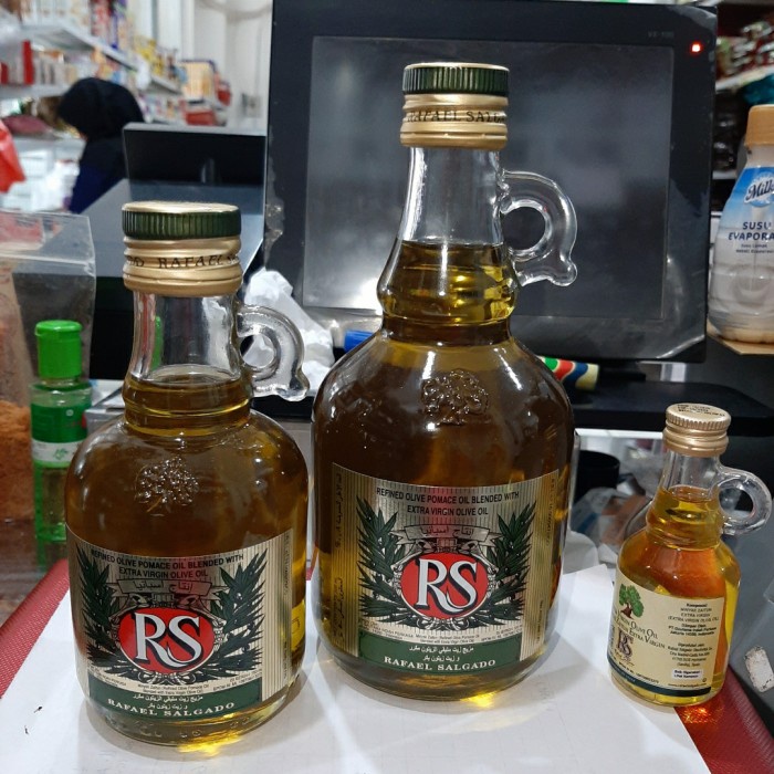 

RS POMACE OLIVE OIL 500ML BAIK UNTUK MAKANAN & KESEHATAN TUBUH