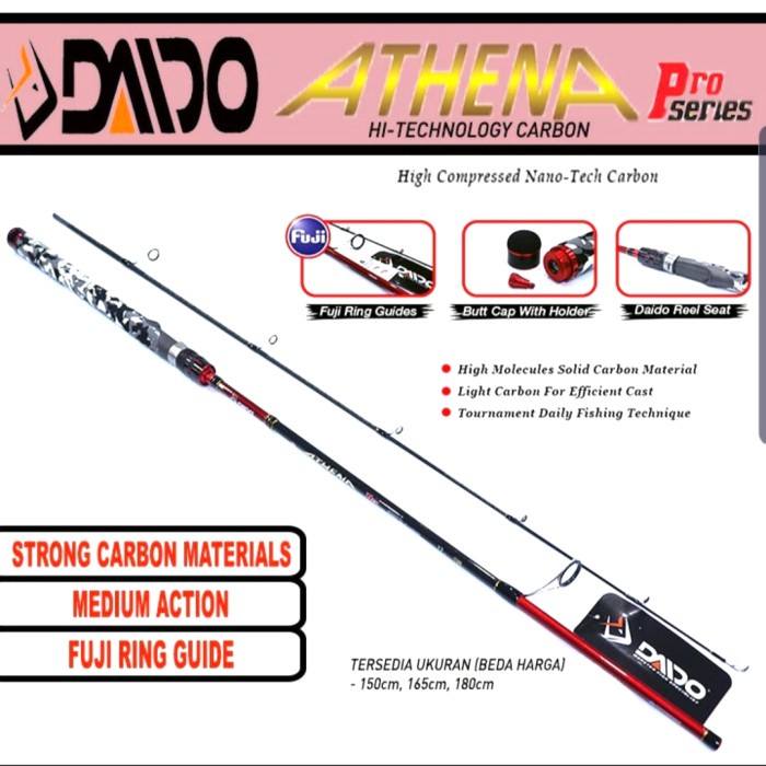 [New Ori] Joran Pancing Daido Athena Proseries 180 8-17Lb Diskon