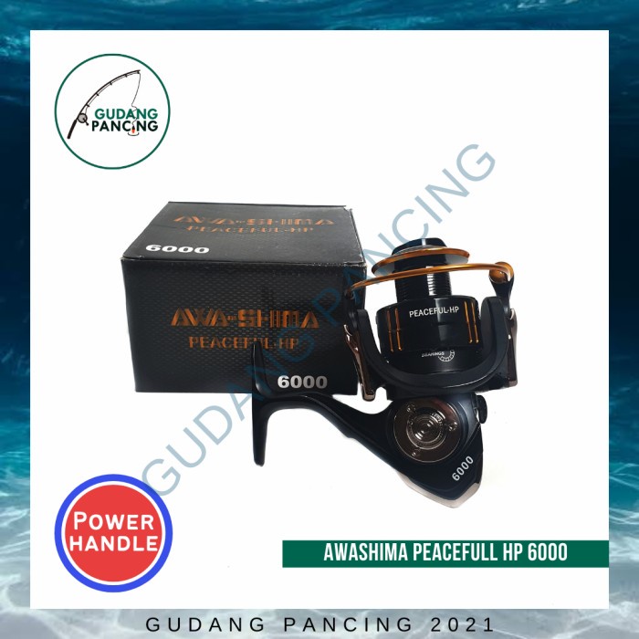 [New Ori] Reel Awashima Peaceful Hp 6000 Terbaru