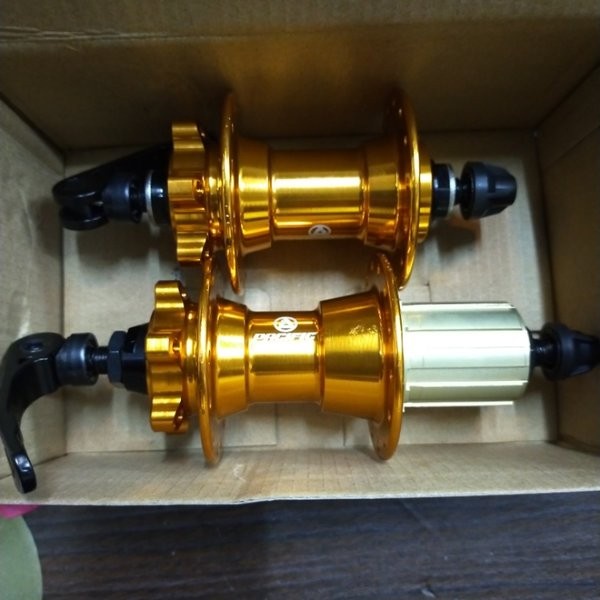 [New Ori] Freehub 28 Hole Pacific Sp-B415 Jangkrik Gold Diskon