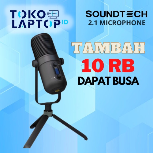 Soundtech 2.1 USB Condenser Microphone Cardioid for PC