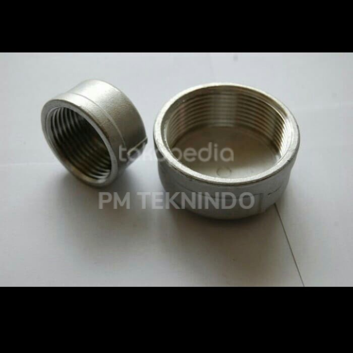 [Original] Dop / End Cap Stainless Ss304 Drat 4  Inch  Berkualitas