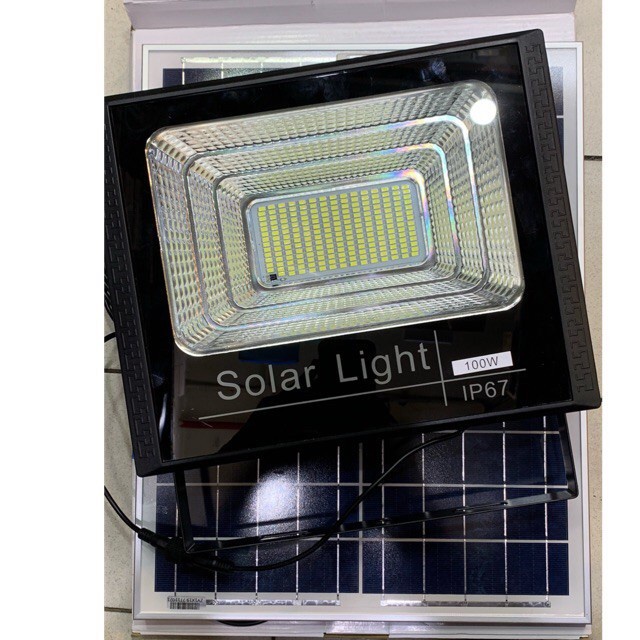 ✅COD Lampu Sorot Tenaga Surya 100 Watt Solar Panel Jalan Led 100W Surya Abs Berkualitas