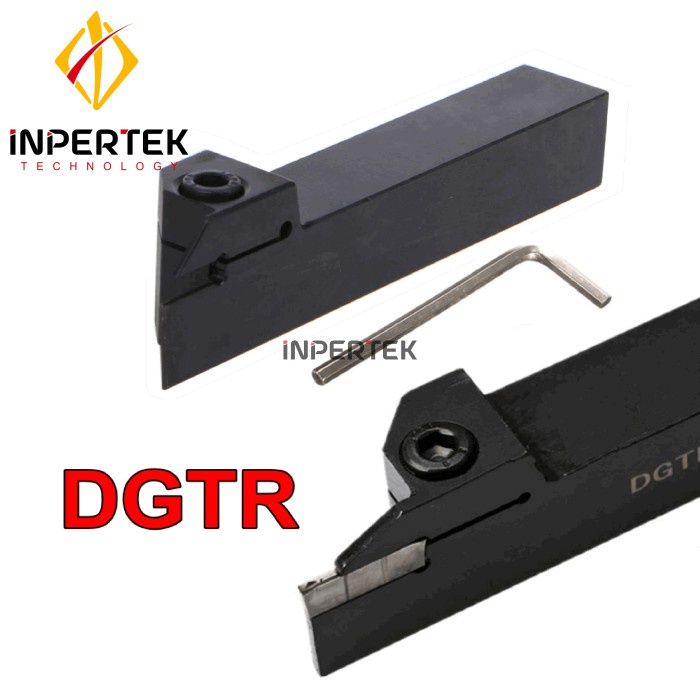 ✅Ori Dgtr 2525 3T20 Holder Bubut Dgtr 2525 3 Insert Dgn 3 Pahat Potong 3Mm Bisa Sameday