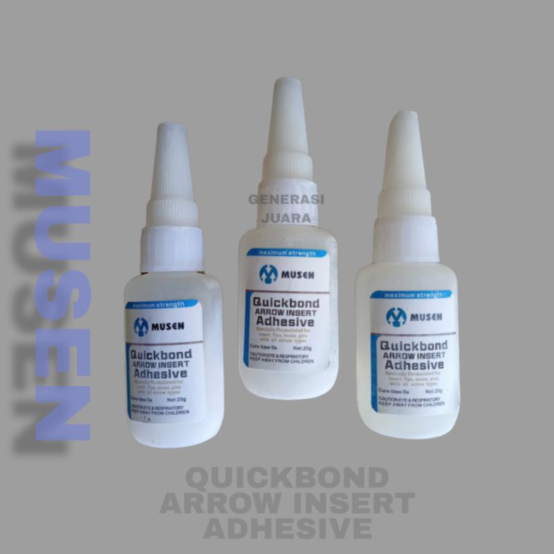 Musen Quicbond Arrow Insert Adhesive 5S - Lem Vanes Arrow - Lem Point - Lem Nock