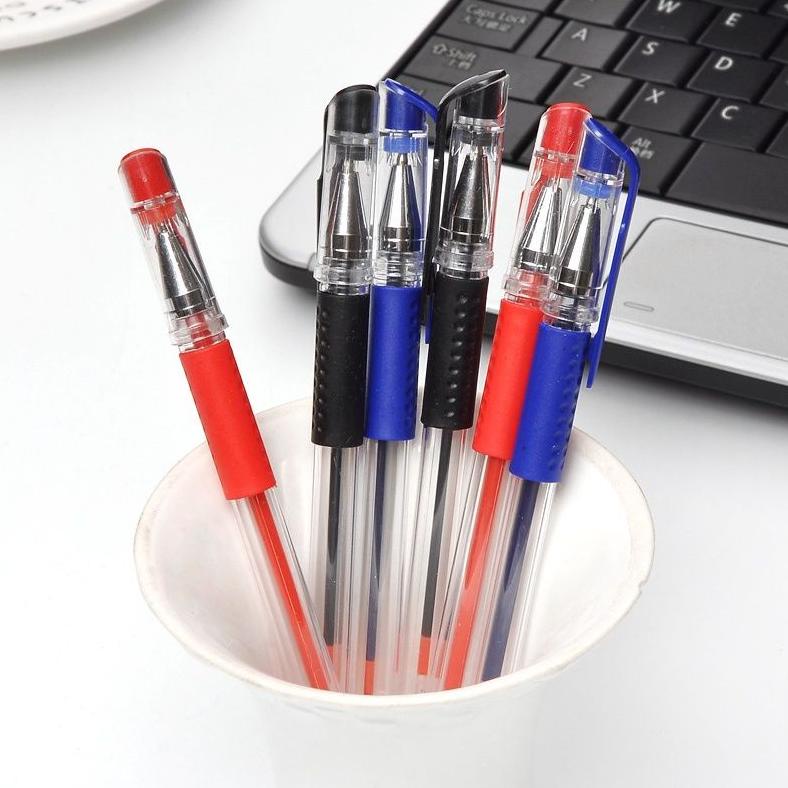 

Pulpen Gel Ink Tinta 0.5mm High Quality Original 100% Mimi Alat Tulis Kantor Sekolah Tinta Cair Standart Warna Hitam Merah Biru