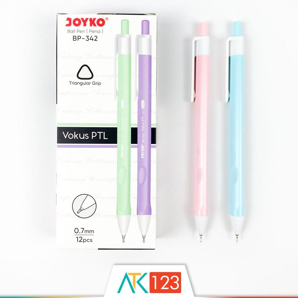 

Pulpen Mekanik / Cetek / Retractable Ball Pen Pastel Joyko Vokus BP-342