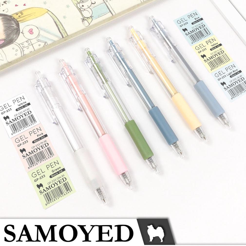 

Pulpen Mekanik / Cetek / Retractable Gel Pen Pastel Samoyed GP-233