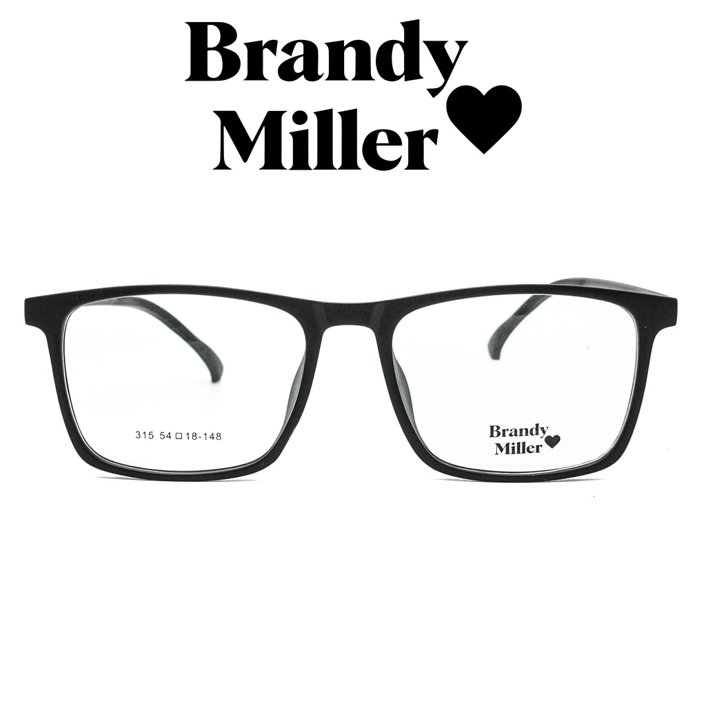 Brandy Miller Kacamata Pria Wanita 315 C2 Black Doff