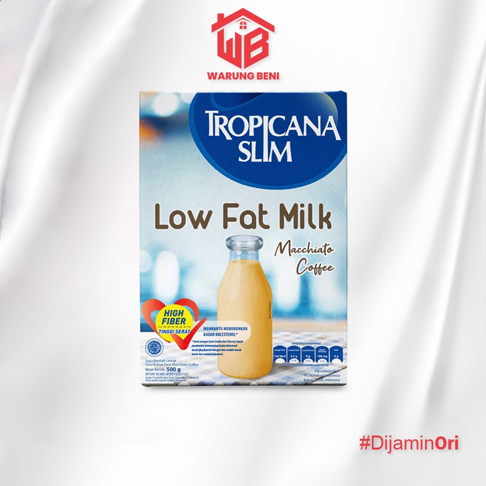 

Tropicana Slim Susu Rendah Lemak Bebas Gula Low Fat Macchiato Coffee 500 gr