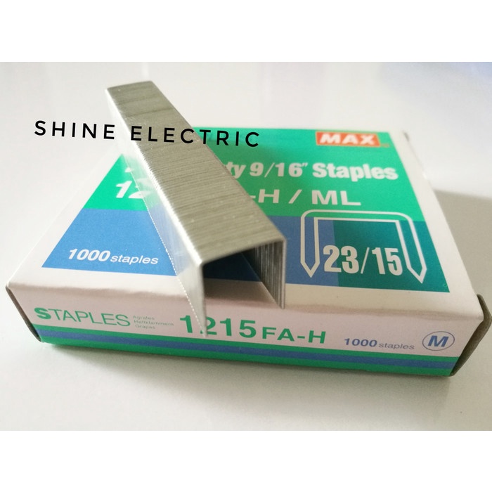 

Isi Staples Max 1215 23/15 Besar Heavy Duty Staples Jilid 9/16