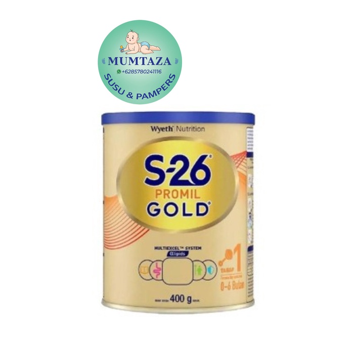 

S26 Promil Gold Tahap 1 400 Gram (Susu Nutrisi Lengkap Bayi 0-6 Bulan)