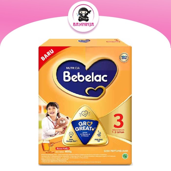 

Bebelac 3 Madu Susu Box 400G 400 G