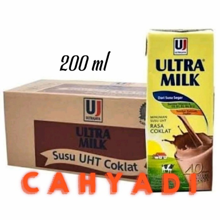 

Susu Uht Ultra Milk Coklat 200 Ml ( 24 Pcs / Dus )