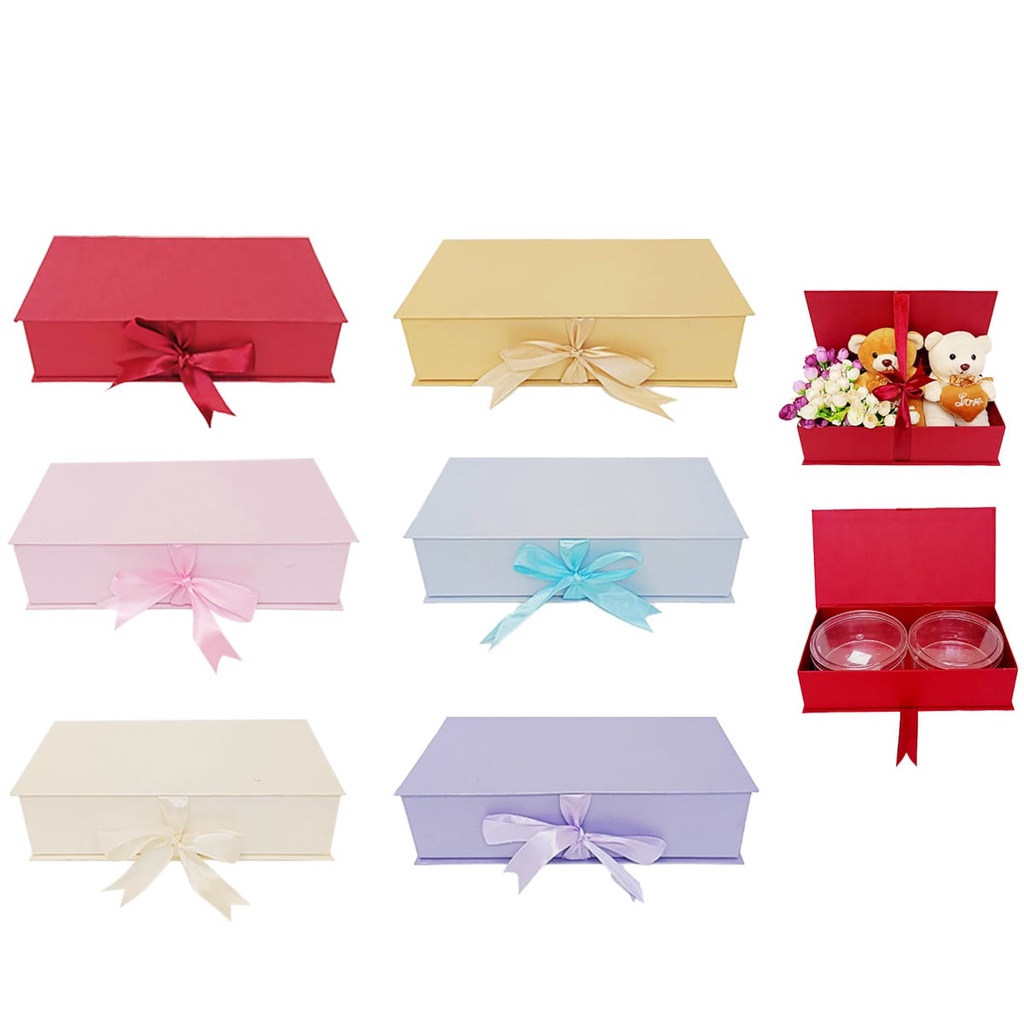 

(15*30 Cm) Bloom Box Kotak Pita / Kotak Hampers Kue Bunga Kado