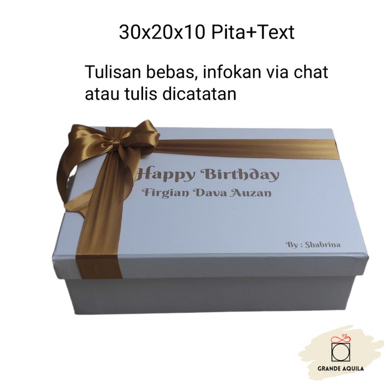 

Kotak Kado Custom Ukuran Besar