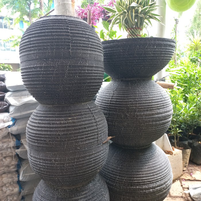 POT BULAT MINIMALIS / POT TERATAI / POT TANAMAN AIR 50CM