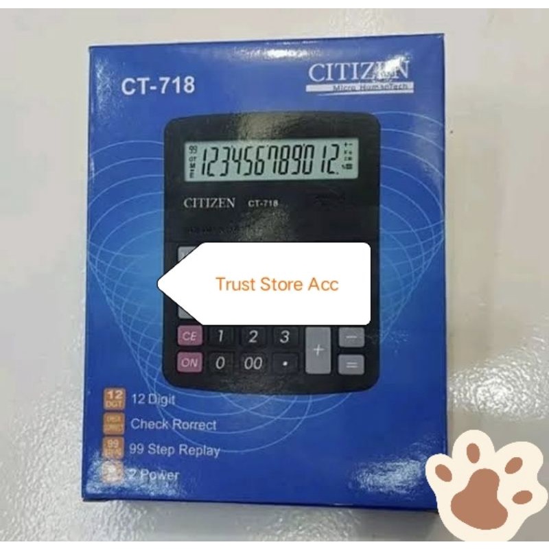 

Kalkulator 12 Digit Citizen CT 718