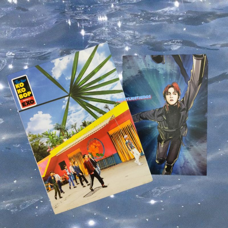 ALBUM EXO THE WAR KOKOBOP REG A PHOTOCARD BAEKHYUN PC COMIC