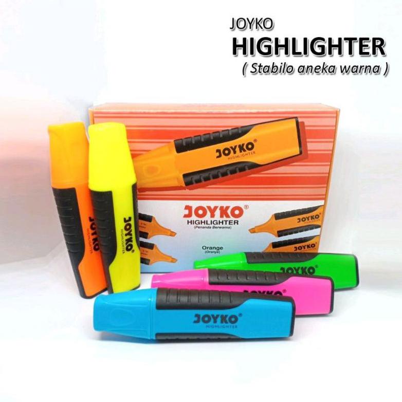 

Special Stabilo Joyko Highlighter ( 1pak/10pcs ) ~