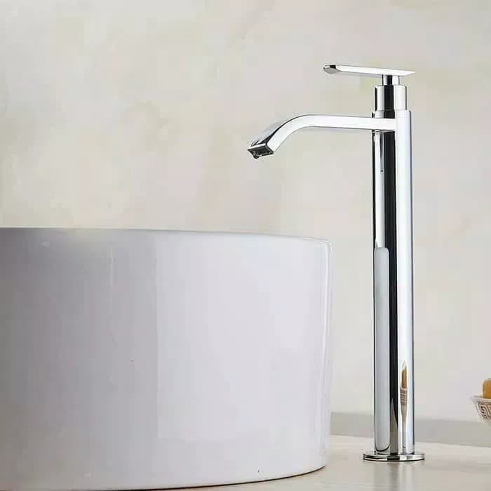 New Kran Wastafel Pohon Tinggi Model Toto Cocok Buat Wastafel Bulat Limited