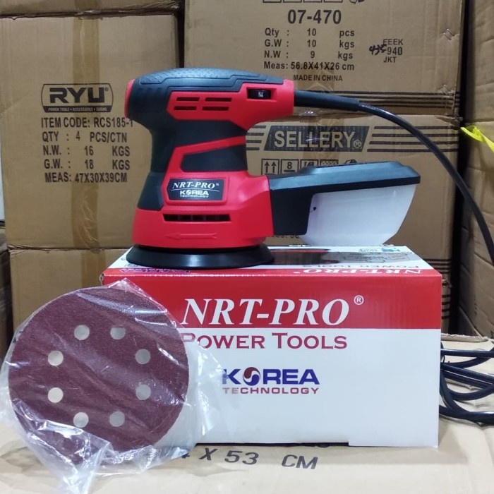 ✅New Ori Mesin Amplas Bulat Nrt Pro 925 Hd - Nrt Pro Orbtal Sander 925 Hd Terbaru