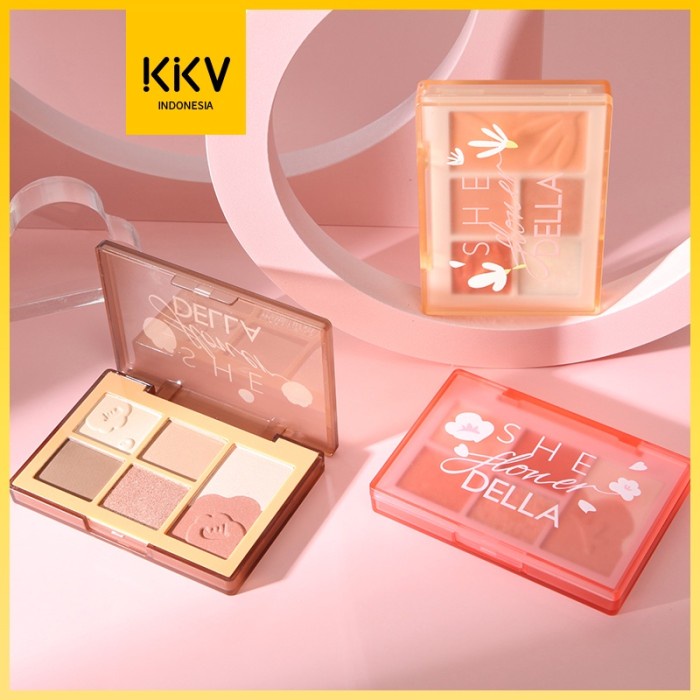 KKV SHEDELLA SISTER FLOWER SERIES MAKEUP EYESHADOW BLUSH CONTOURING