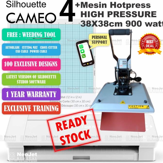 

Paket Usaha Mesin Cutting Sticker Cameo Hotpress High Pressure 38X38Cm Kode 1400